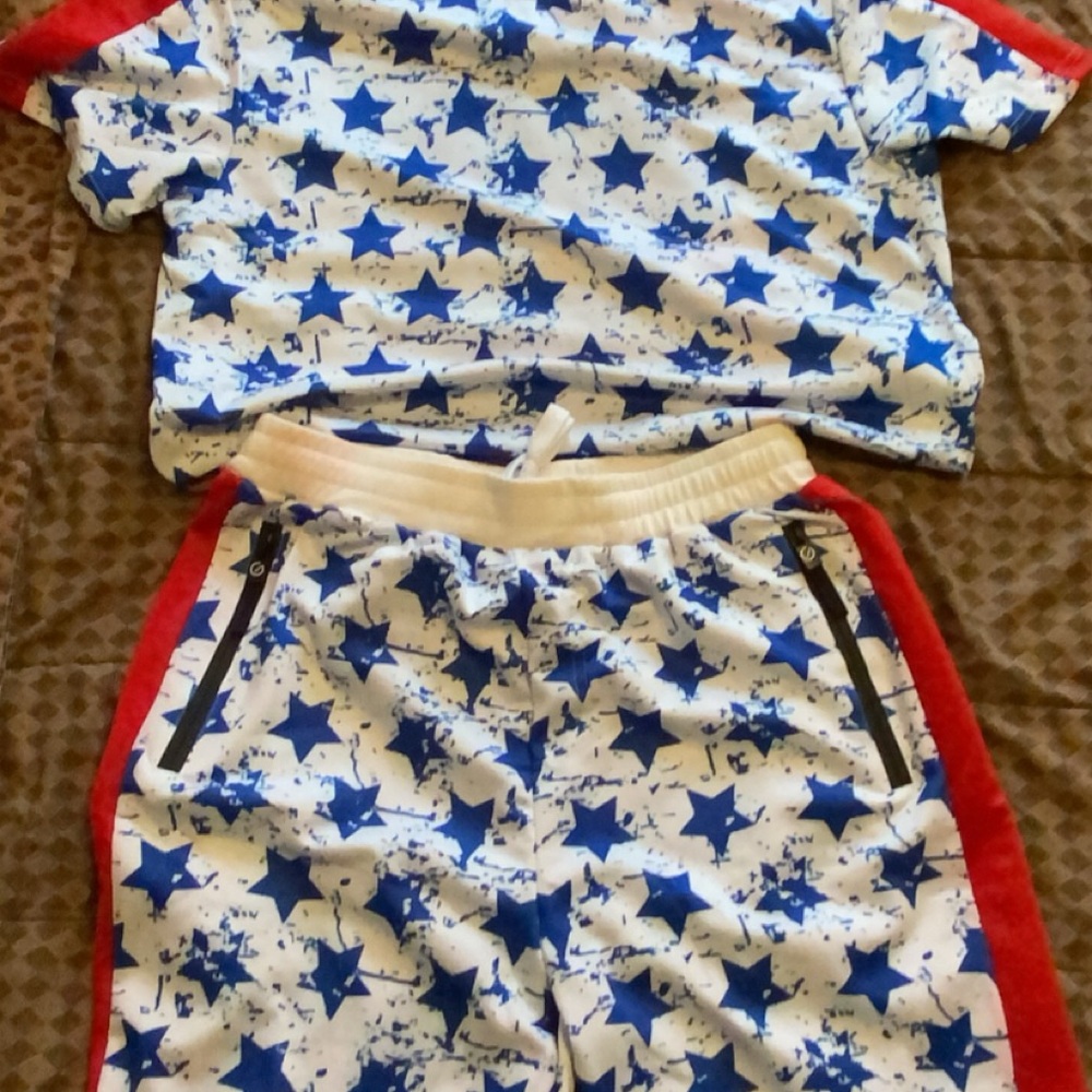 2 piece set - top and shorts trackstar g-net XL